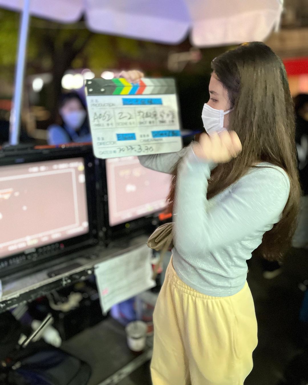 范姜在網上表示女兒計劃修讀與電影有關的課程