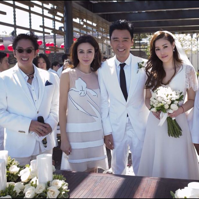 鍾鎮濤范姜2014年在峇里島補辦婚禮