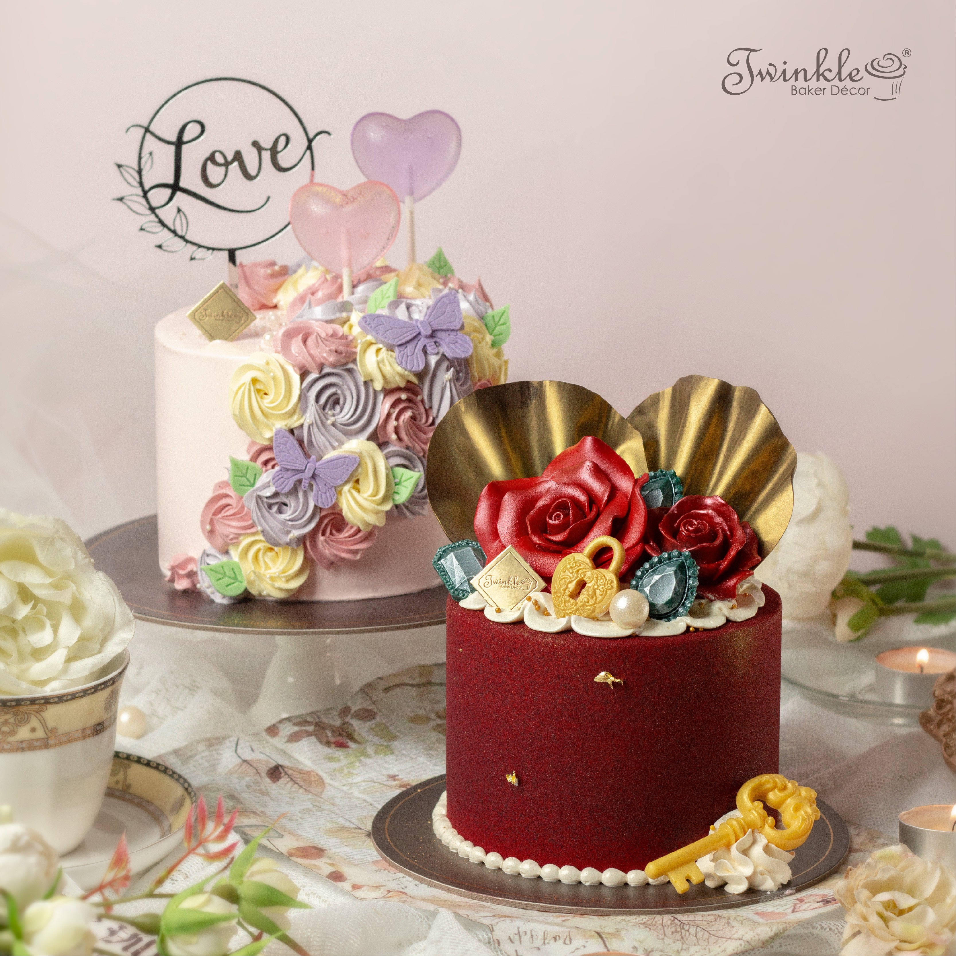 Twinkle Baker Décor推出的The Scent of Love母親節蛋糕系列