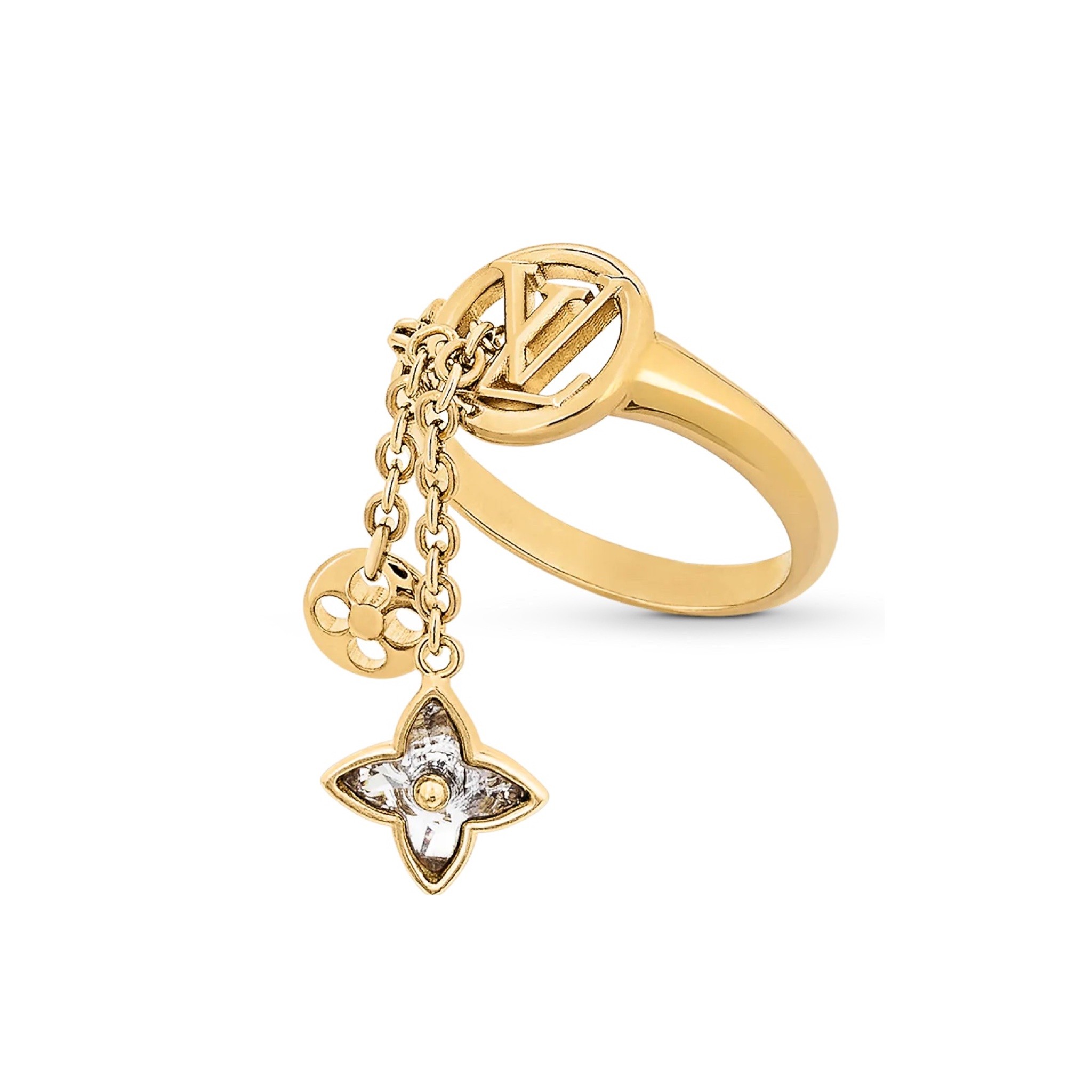 Louis Vuitton My Blooming Strass 戒指 $ 2,250
