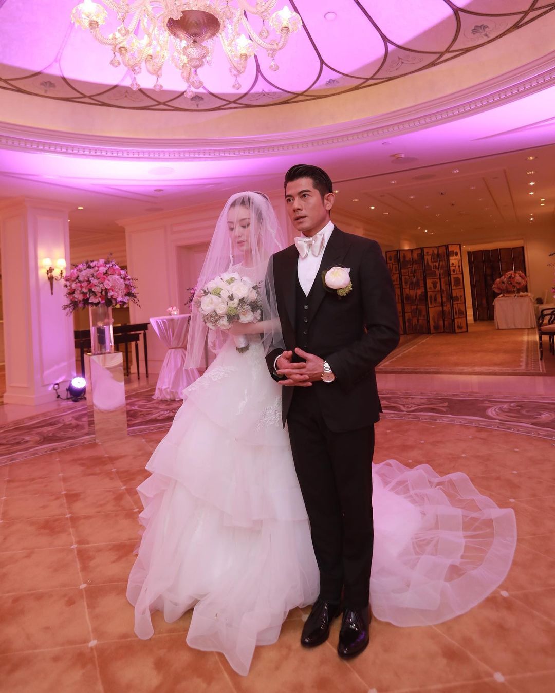 方媛分享與郭富城5年婚行禮照片