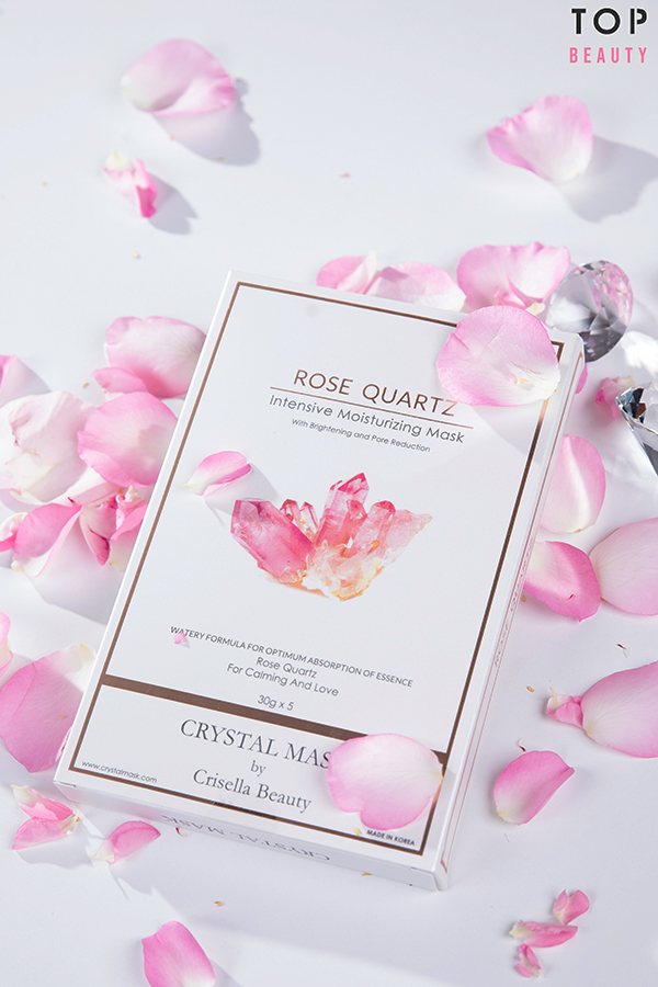 Crystal Mask 600秒粉紅水晶急救面膜 $148/5片