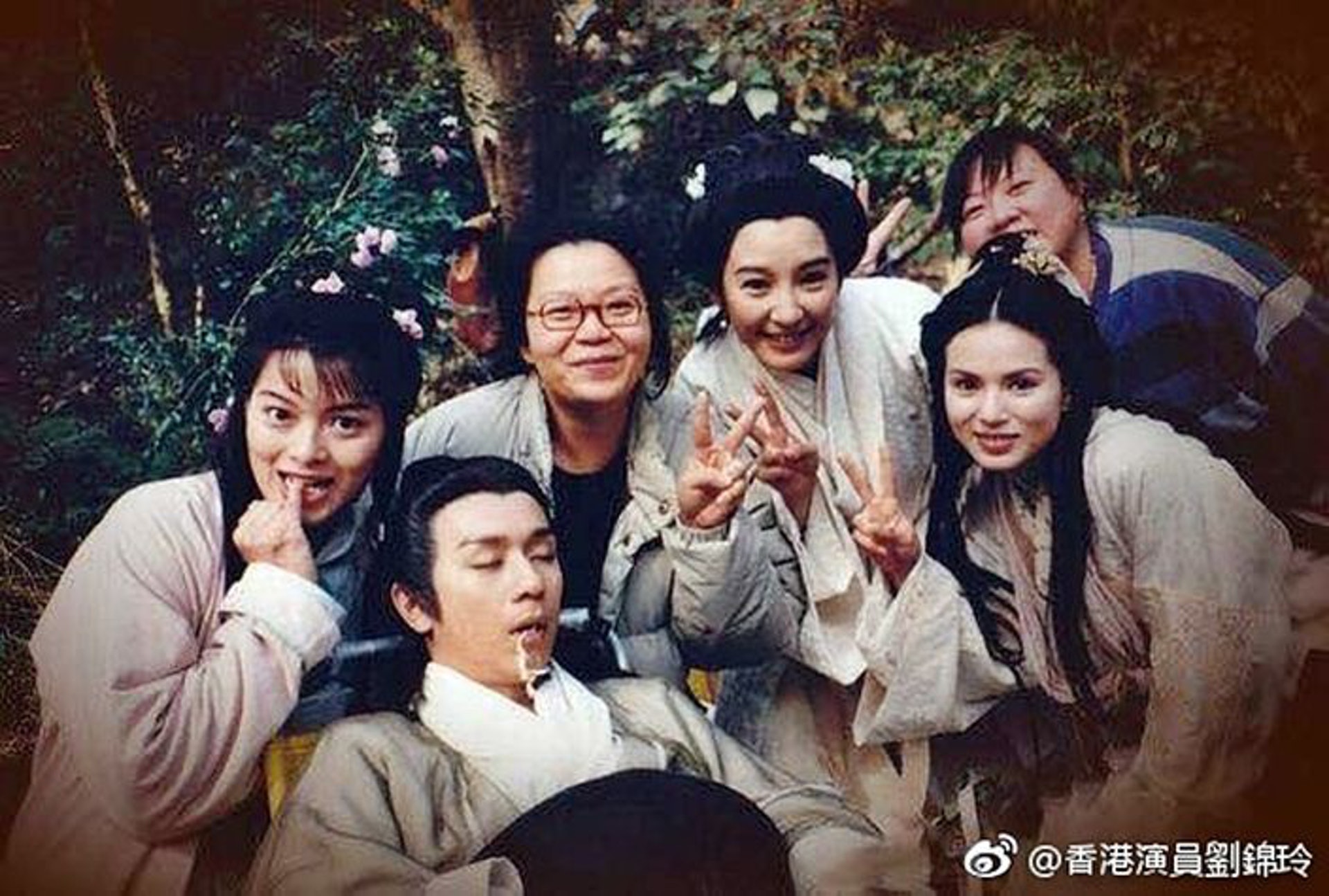 劉錦玲分享昔日舊照