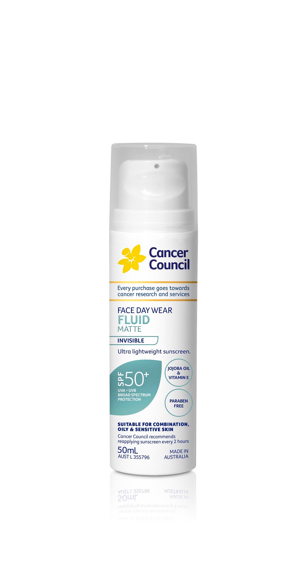 輕薄修護防曬液SPF50+HK$159/50ML