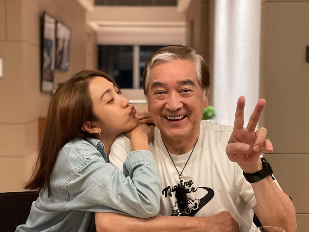 姜麗文與爸爸秦沛