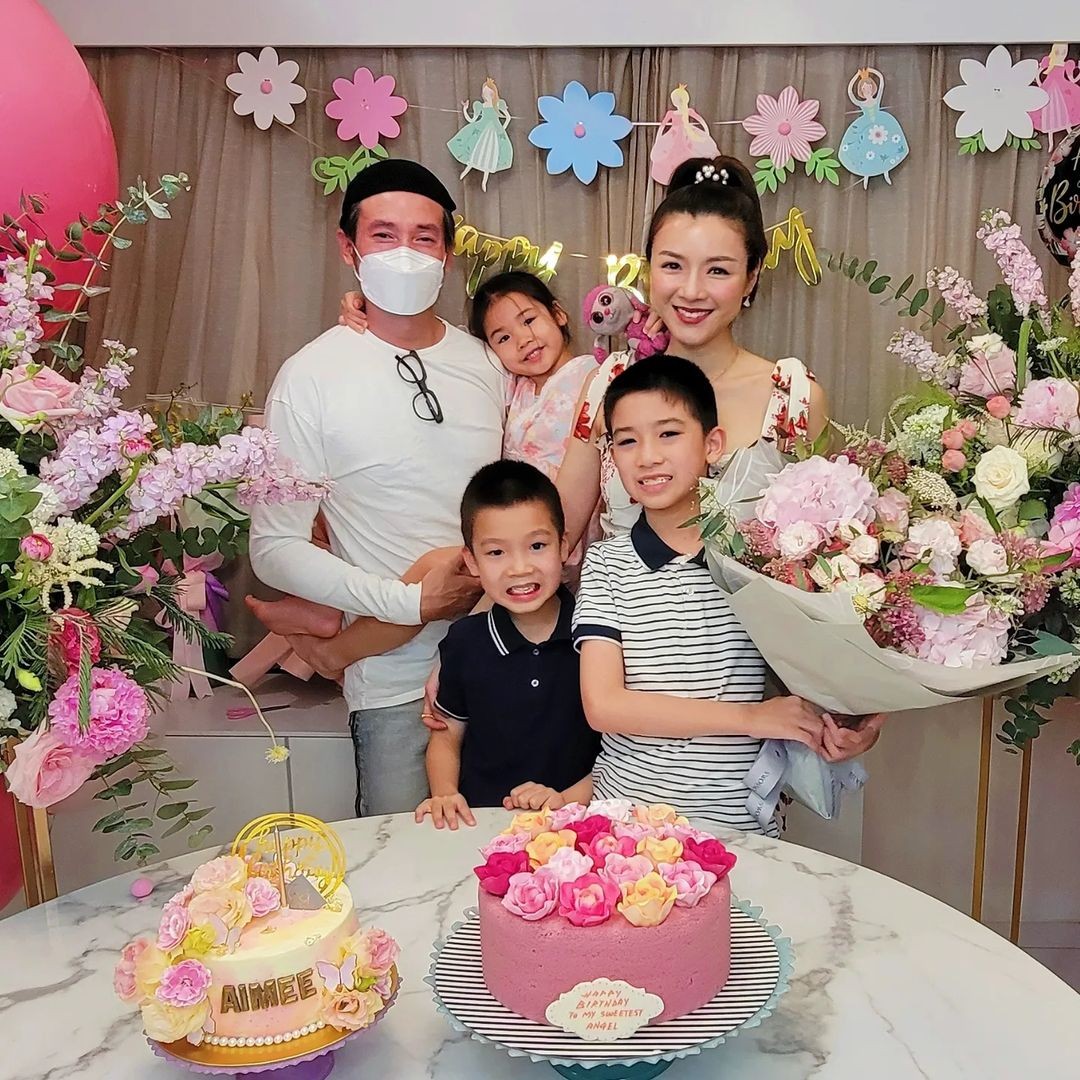 陳茵媺2013年與陳豪結婚組織幸福家庭