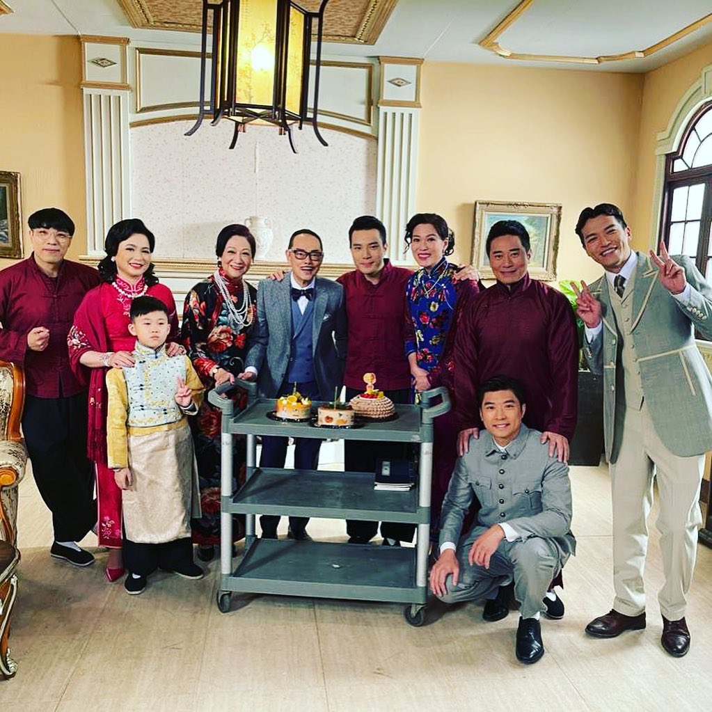 「風少」陳浚霆生日時一眾演員為他慶祝生日