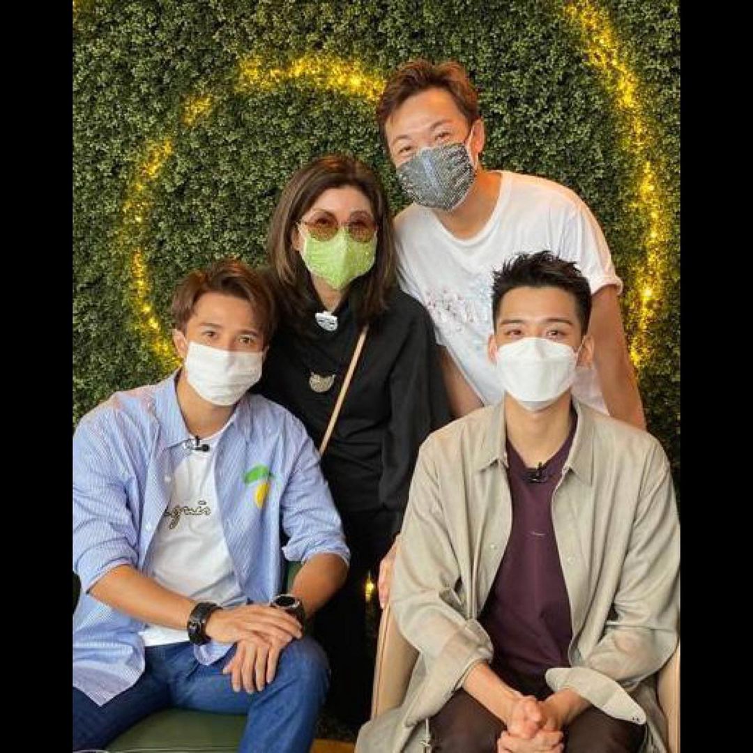 樂易玲分享與余德丞(Dickson)合照