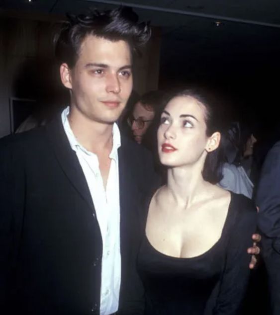 尊尼特普(Johnny Depp)與舊愛Winona Ryder
