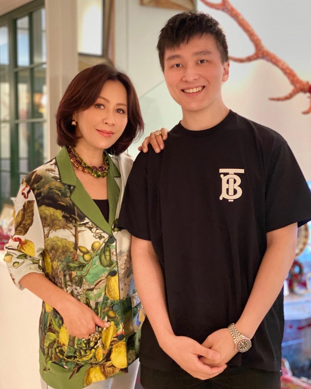 身為姑姐的劉嘉玲從小就對這位姪仔寵愛有加