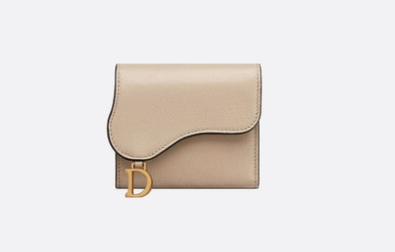 Dior SADDLE LOTUS銀包 $4,650