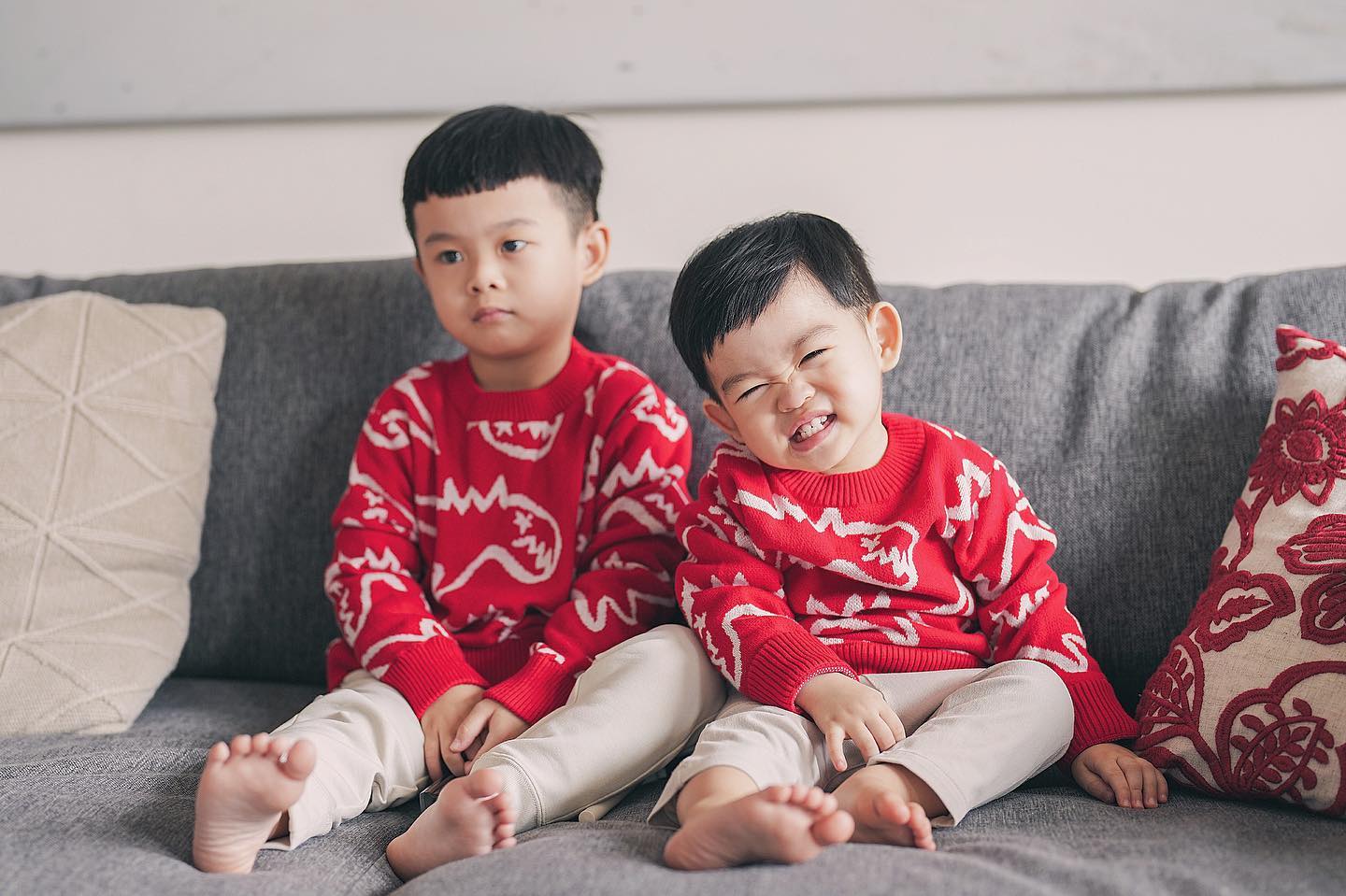 長子Damon及次子Jami。