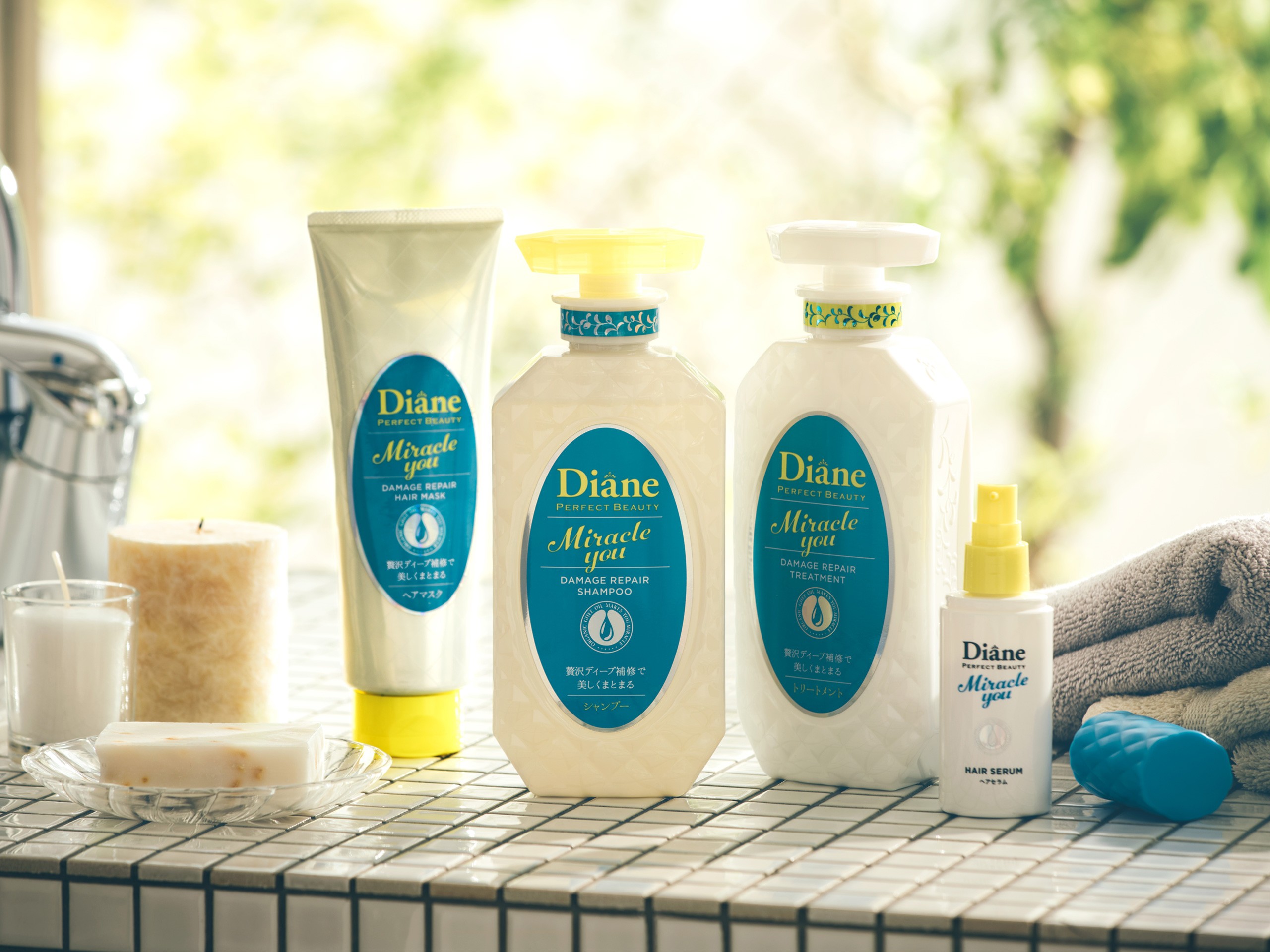 Miracle You奇蹟修復鎖色系列的「Damage Repair」為染漂後嚴重受損髮質而設,一回修復開叉、乾旱等問題。