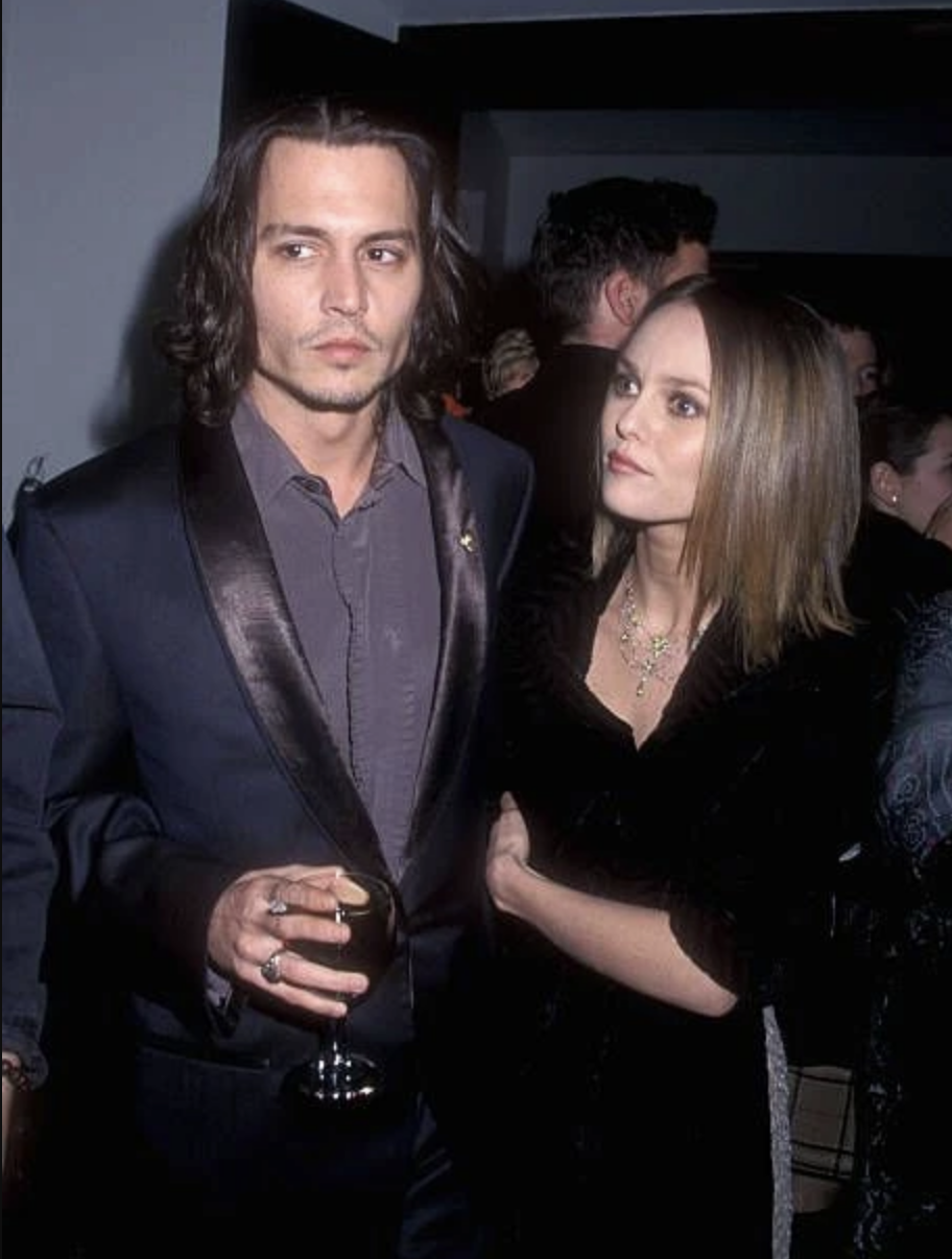 尊尼特普（Johnny Depp）與前妻Vanessa Paradis