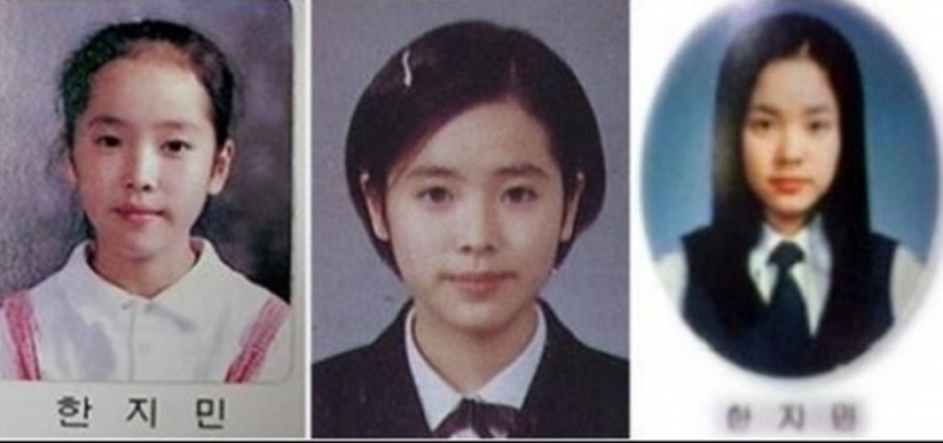 從舊照看見她的笑容和眼神都與小時候幾乎沒有差別