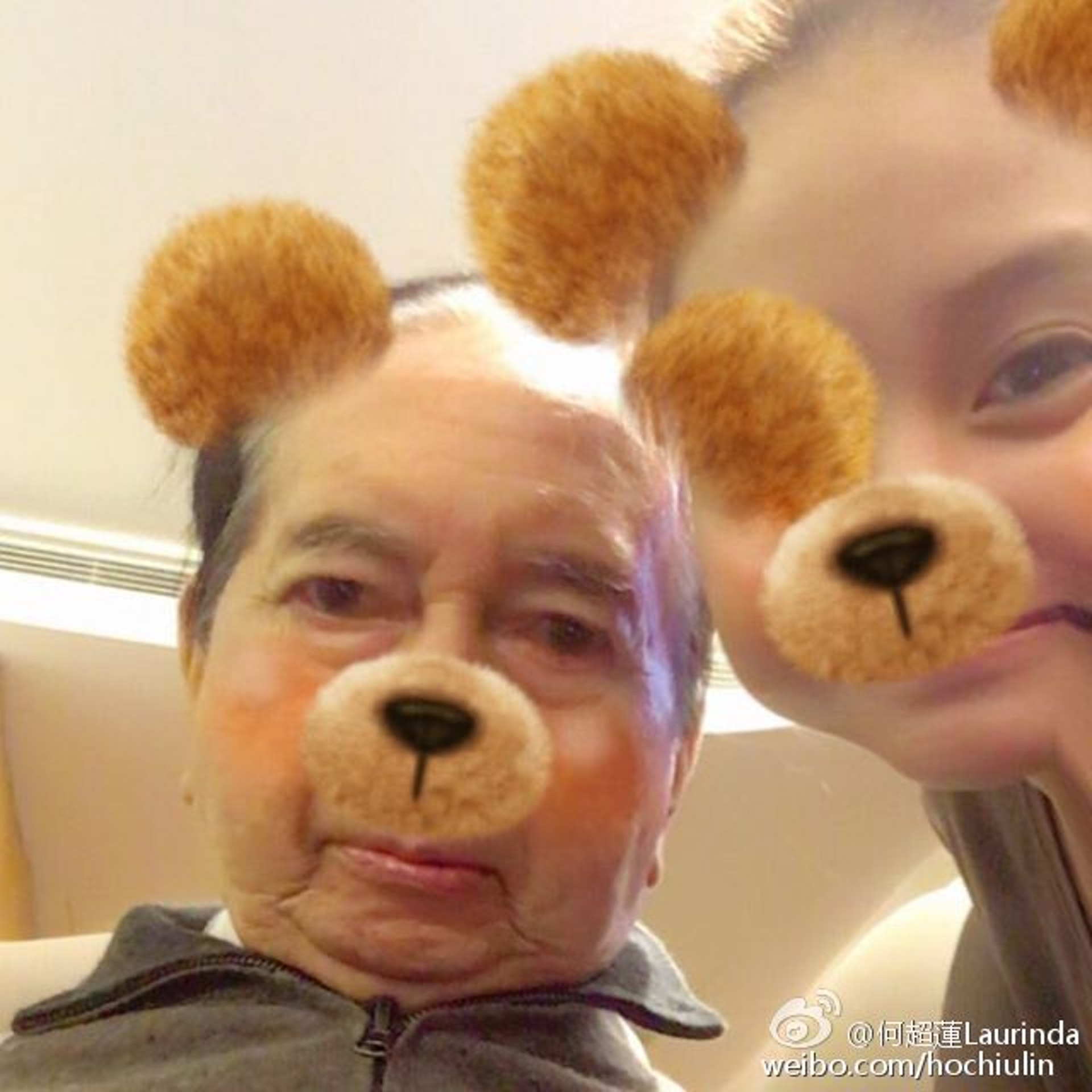 何超蓮與父親何鴻燊生活照