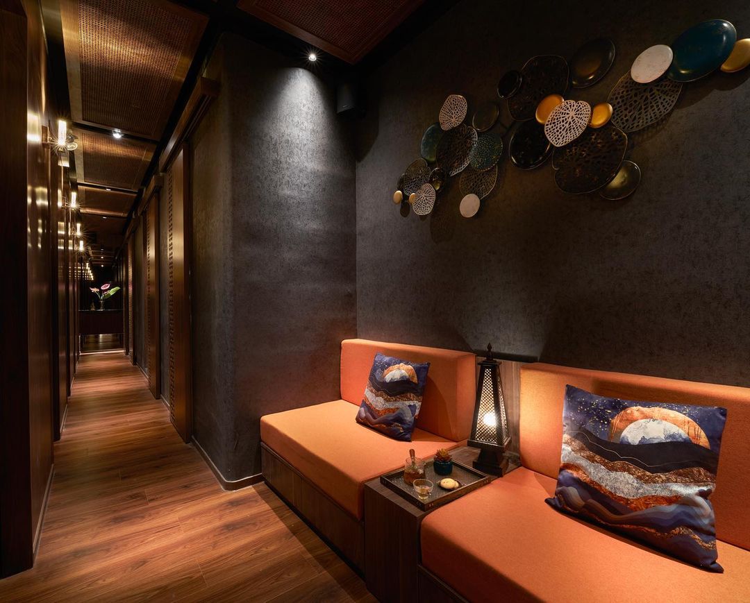 浮生按摩裝潢以東南亞色彩為主調