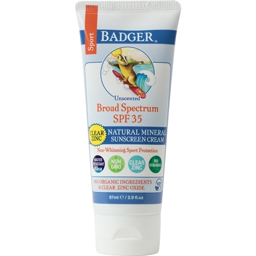 Badger SPF 35 Sport Suncreen 有機強效運動防曬乳 $185/87ML