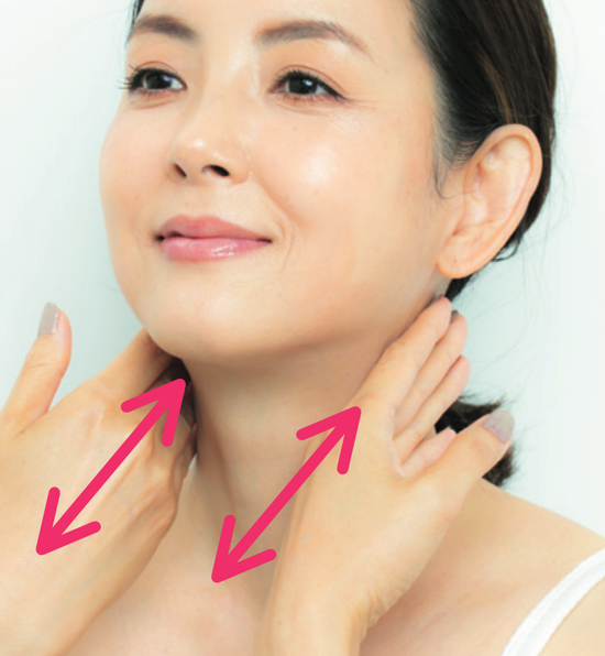 放鬆頸部促進淋巴循環