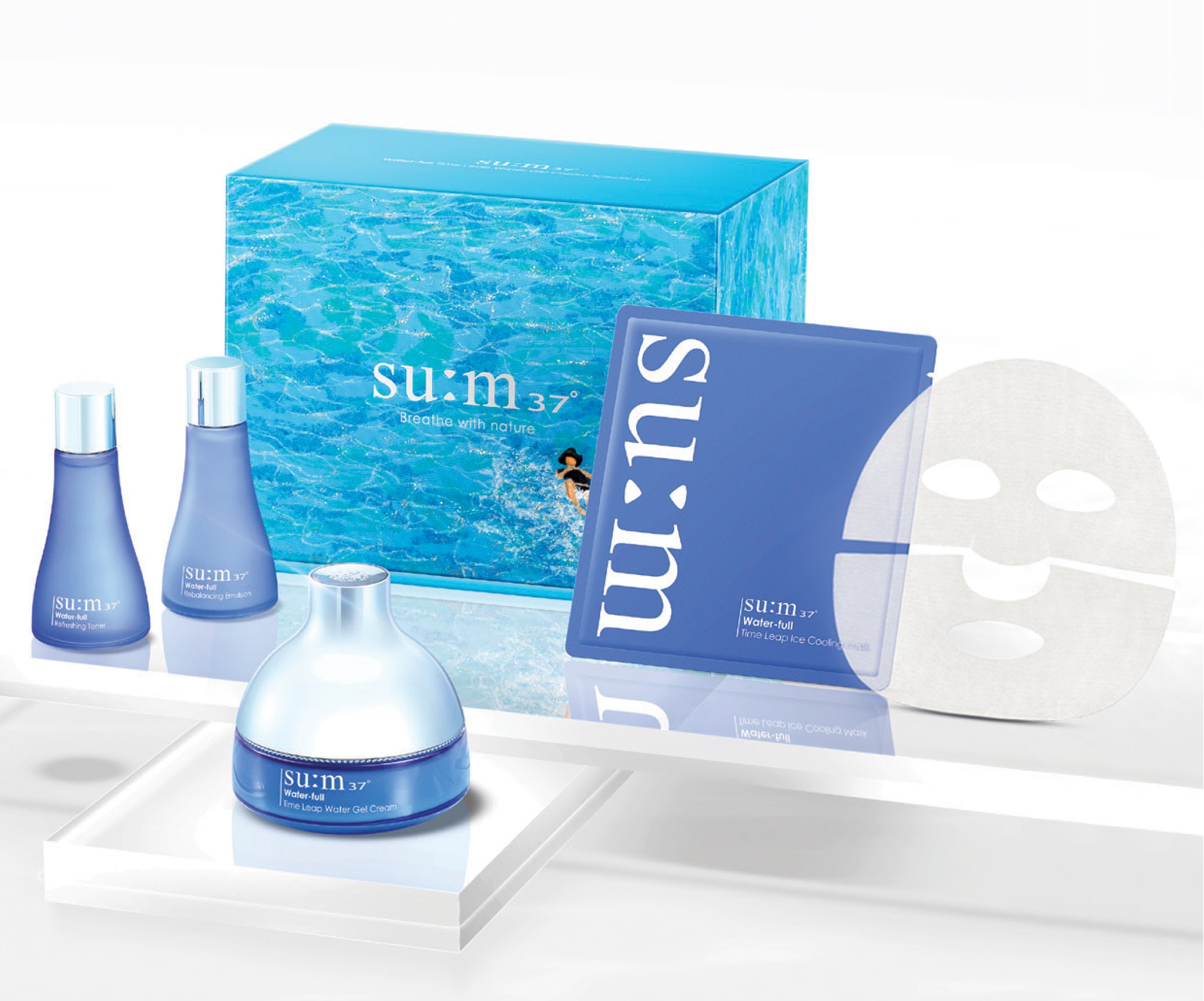 su:m37° 水漾補濕高效啫喱面霜增量版(限量套裝)$760