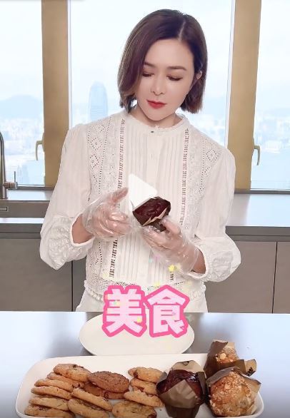 關之琳介紹自己的防疫生活,每天研究美食。
