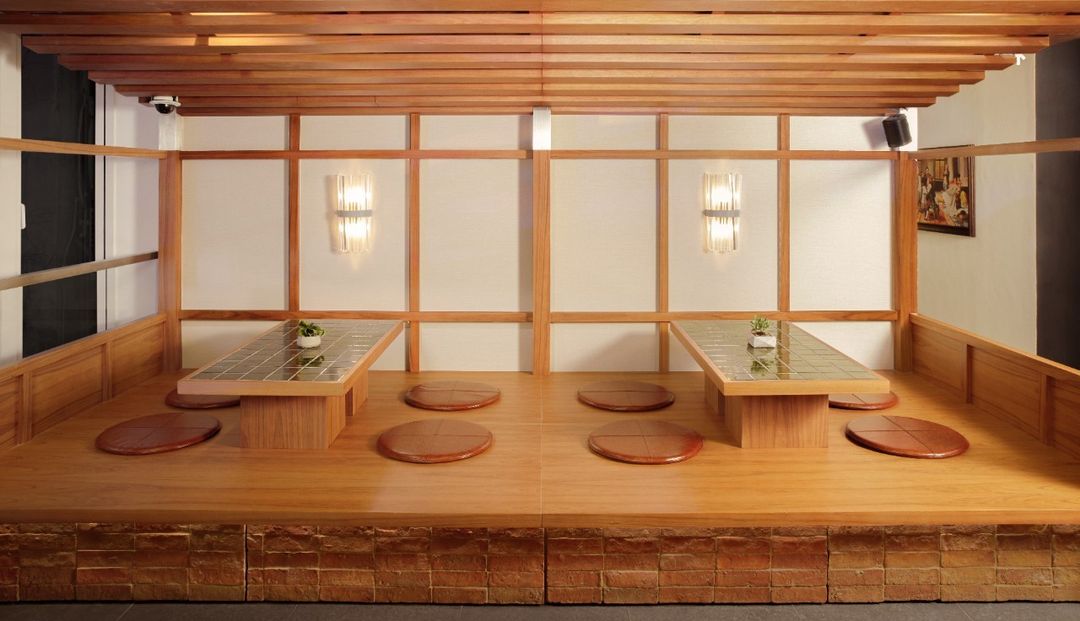 Maison Meiji喫茶室設榻榻米座位