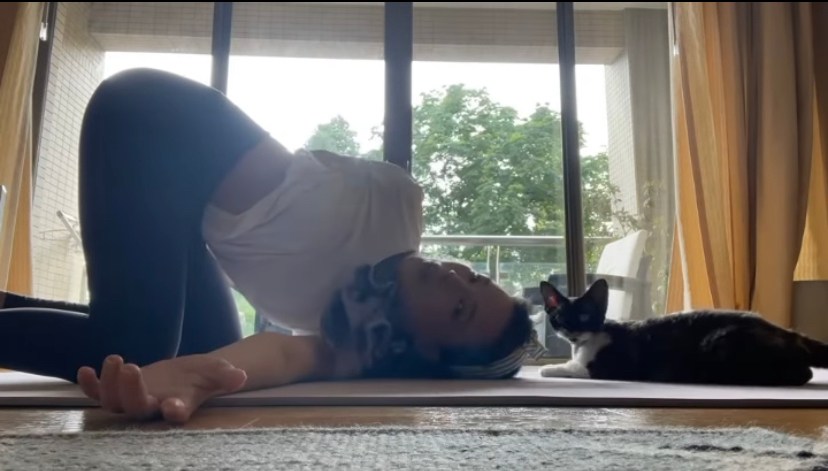 網民卻將焦點放在舒淇的豪宅落地玻璃窗外的景色，可見豪宅環境十分清幽。