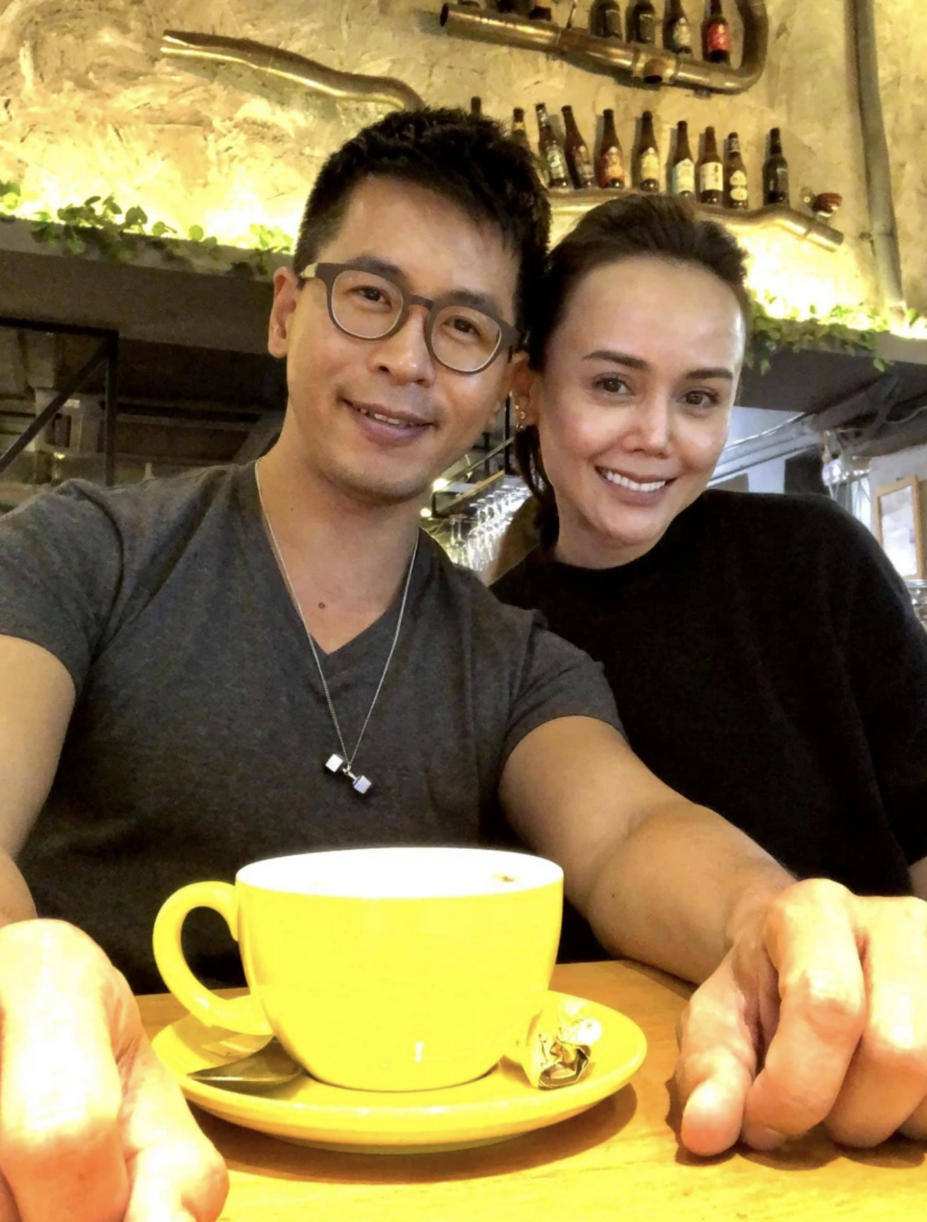 韓君婷與蔡國威昔日感情要好。