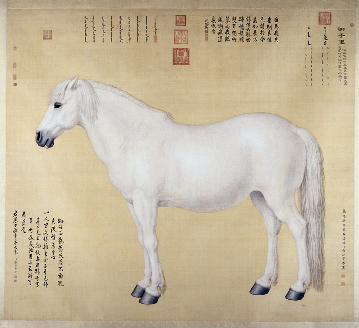 獅子玉  郎世寧(1688–1766年)  清乾隆八年(1743年)