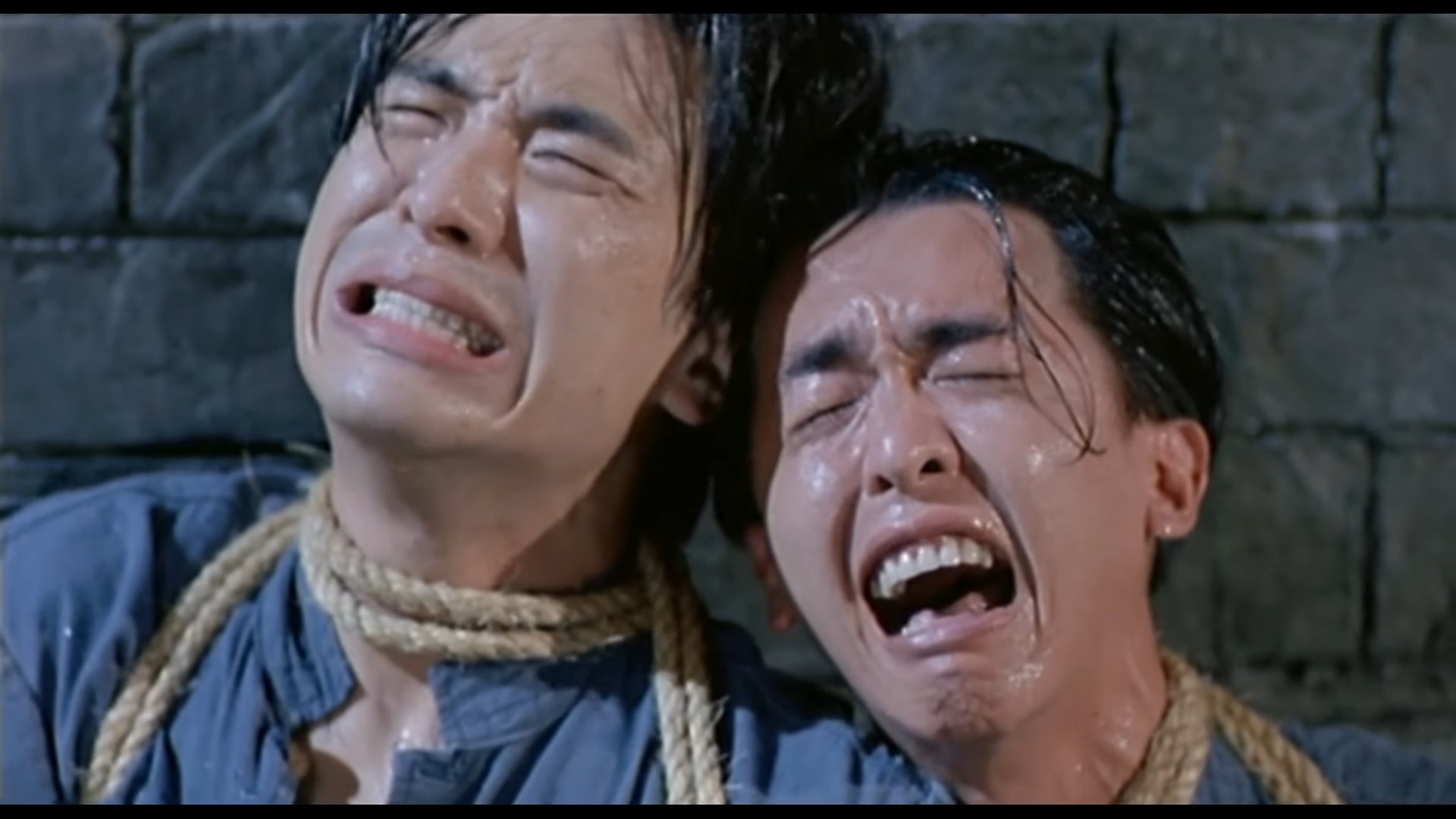 梁思浩在周星馳的電影《國產凌凌漆》中與鄧兆尊被槍斃前爆喊一幕至今已成經典。