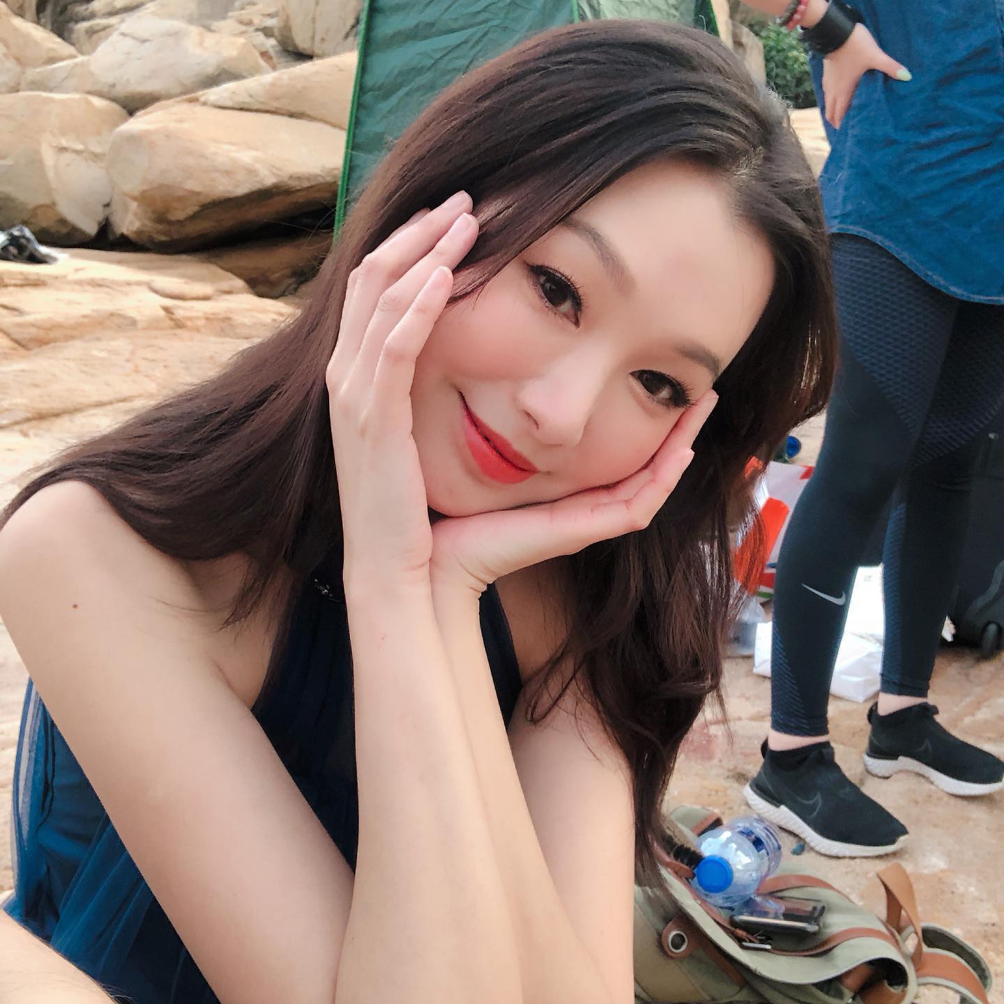 趙頌茹目前做文職工作,令她覺得平淡是福。