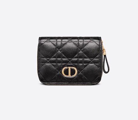 Dior Caro Compact Zipped Wallet $6,850