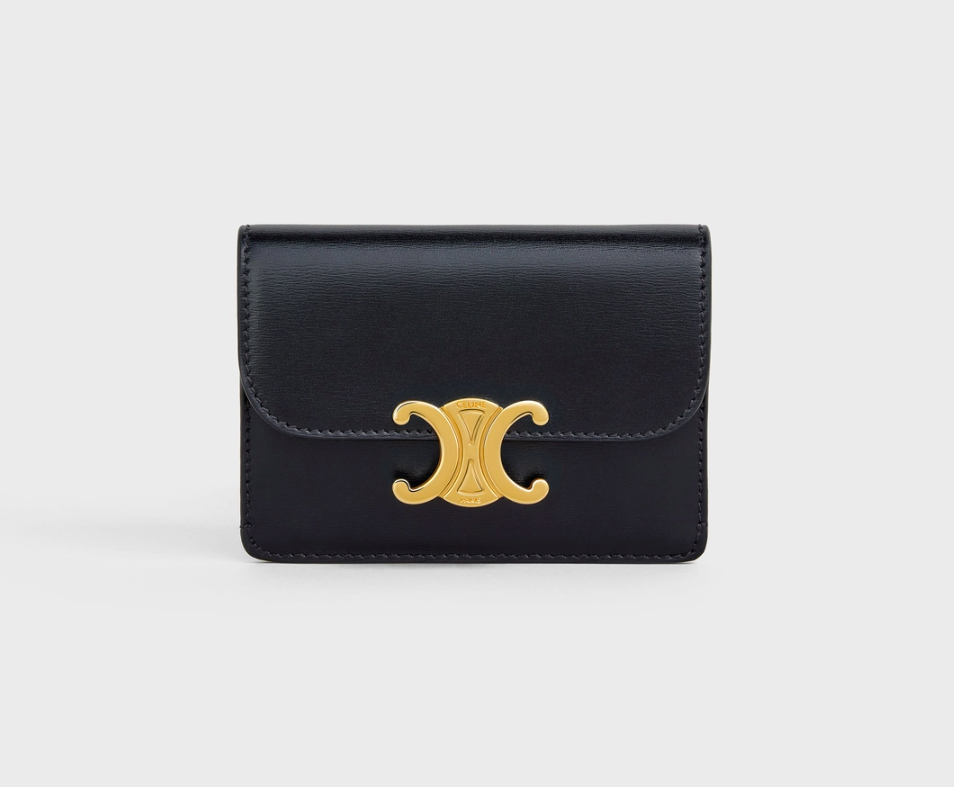 Celine 亮面小牛皮翻蓋卡片套 $4,250