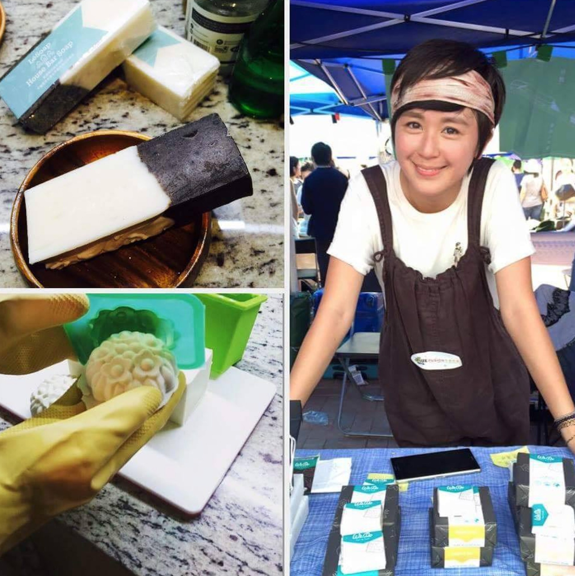 唐寧會用手工皂來進行家居清潔及個人清潔。