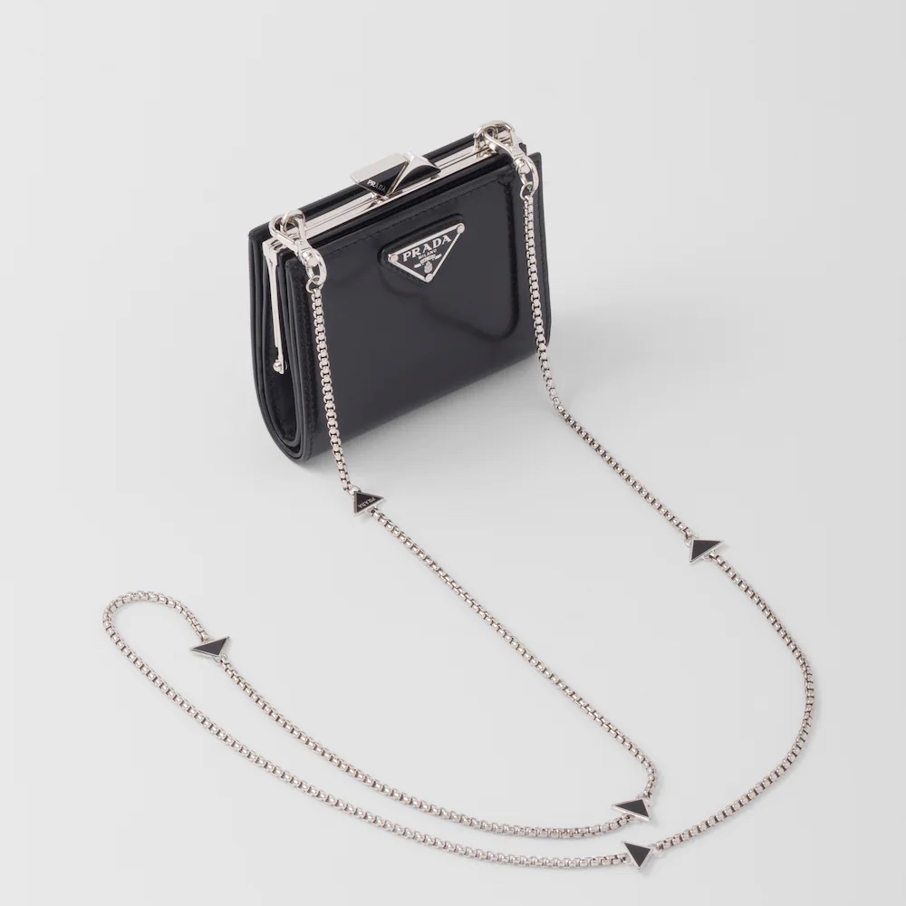 PRADA 小號拋光皮革錢包 $15,700