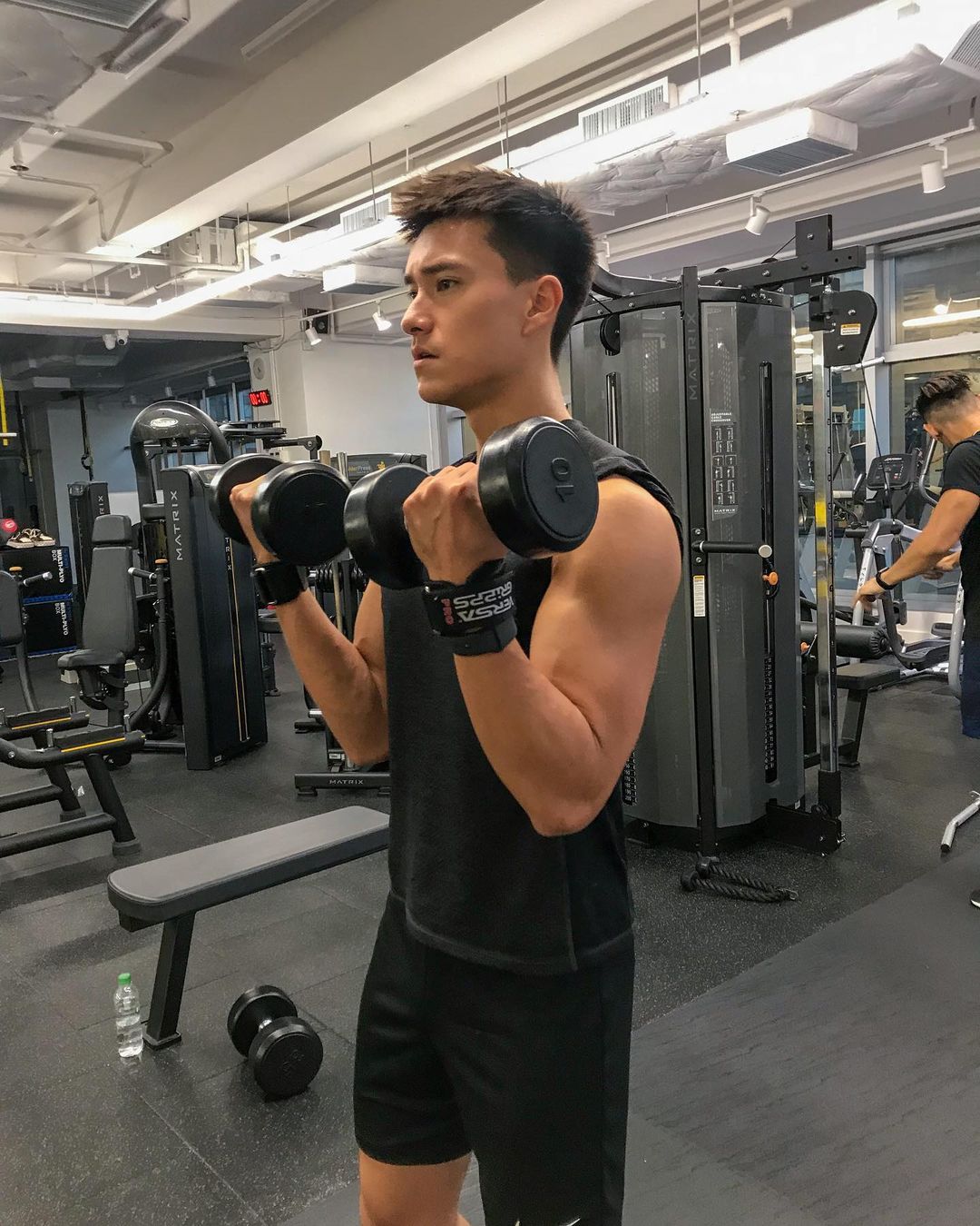 朱敏瀚不時健身