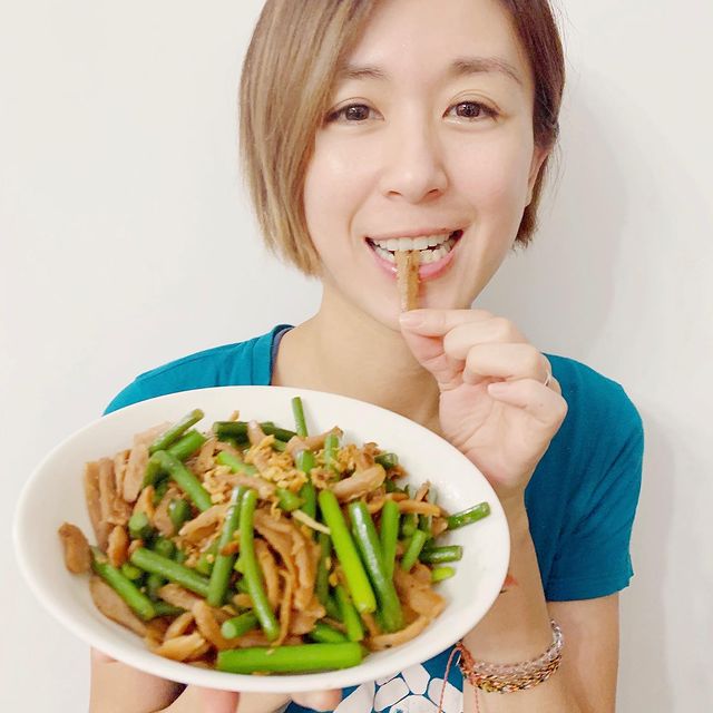 唐寧長期吃素,有助讓身體排毒。