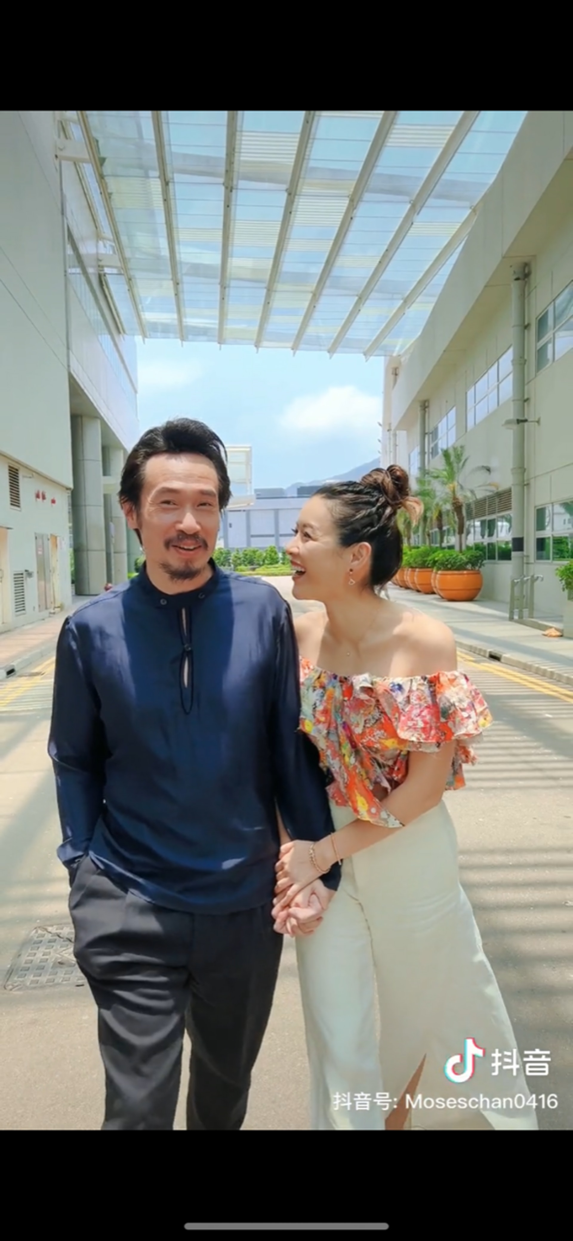 陳豪 (Moses)與同老婆陳茵媺 (Aimee)勁恩愛