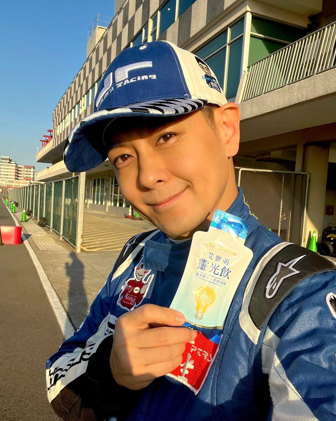 林志穎熱愛賽車運動