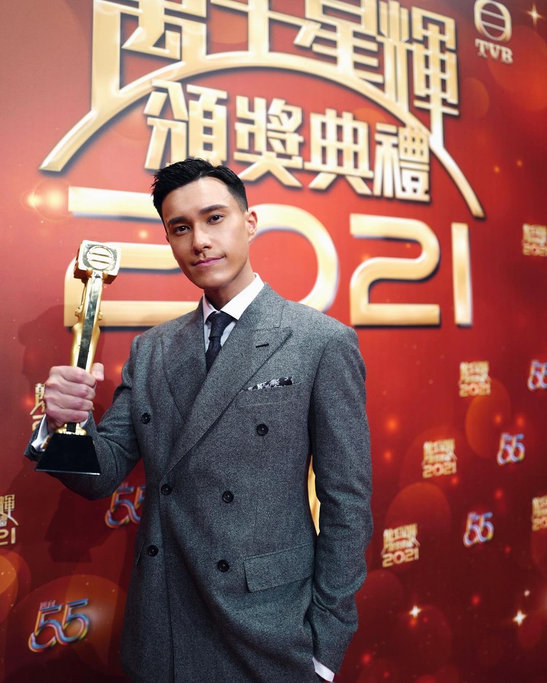 朱敏瀚2021年以兩齣台慶劇《換命真相》及《拳王》獲得「最佳男配角」