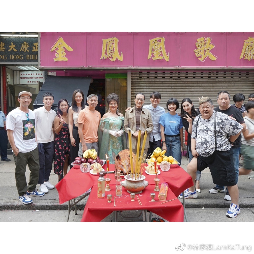 林家棟拍攝《殺出個黃昏》劇照。