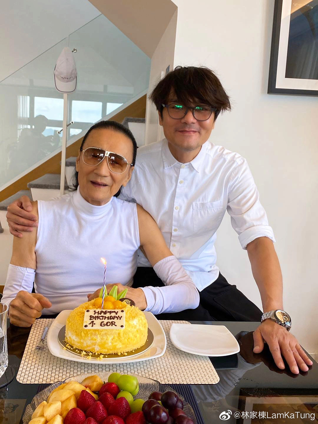 林家棟為四哥謝賢慶祝生日