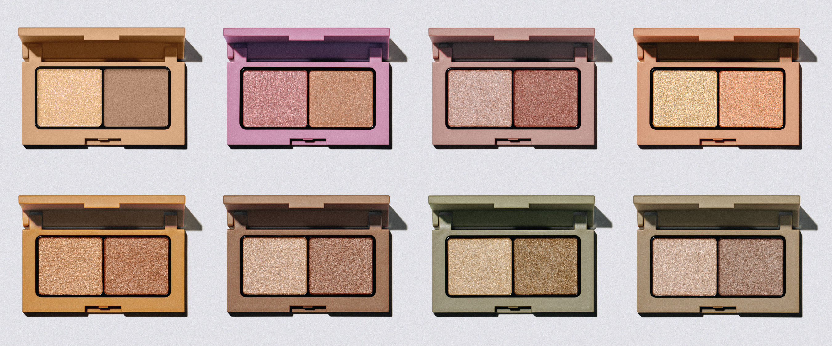 8款「深邃雙色眼影」皆以啡色作主調,百搭易襯。