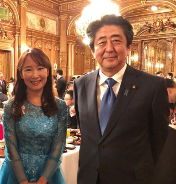 陳美齡在個人社交網發文悼念安倍晉三