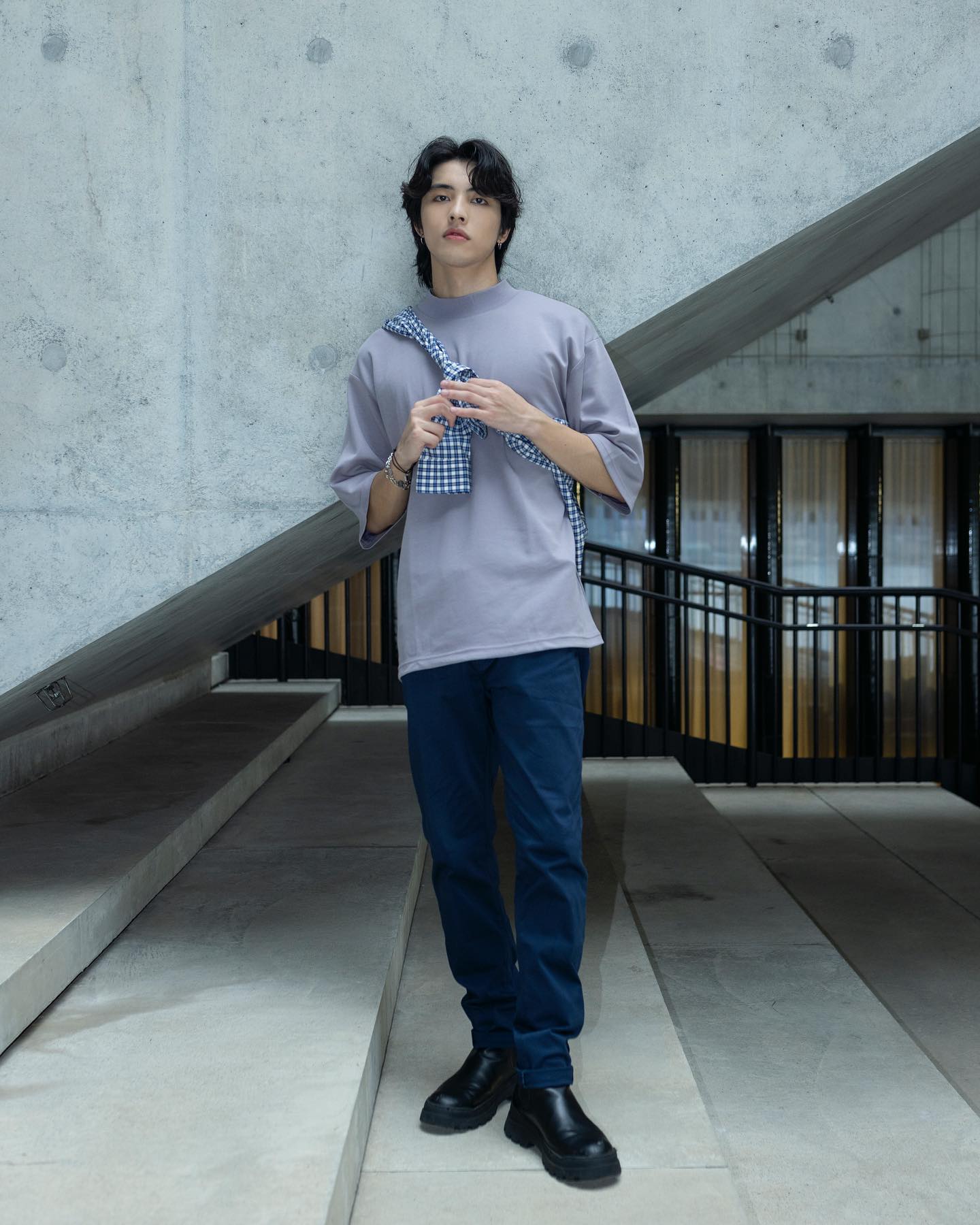 Kenji范麒智為了拍攝《I SWIM》而上演藝班。