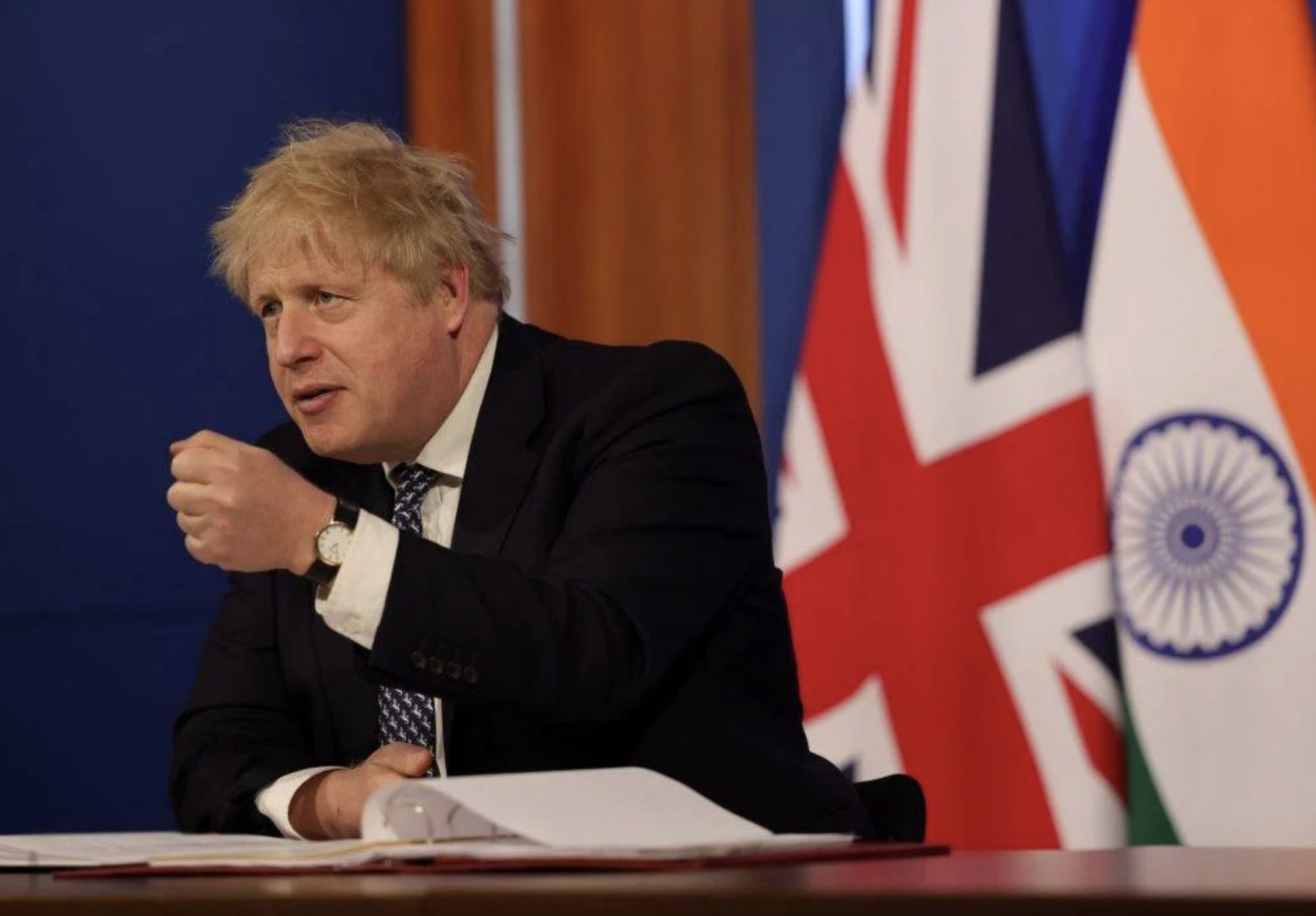 英國首相約翰遜宣布辭職