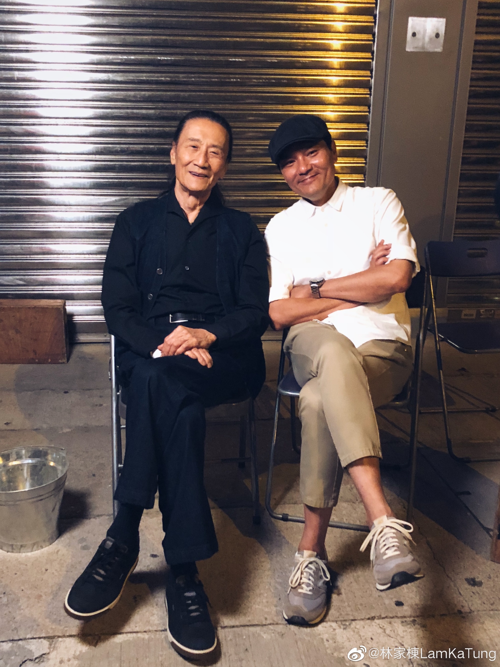 林家棟與四哥謝賢合照