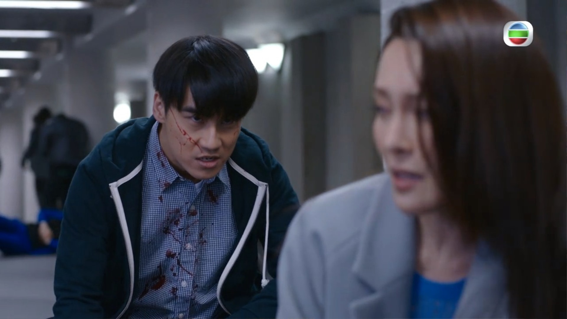 譚永浩無差別斬人，更傷及阿Yan（張曦雯 飾）。