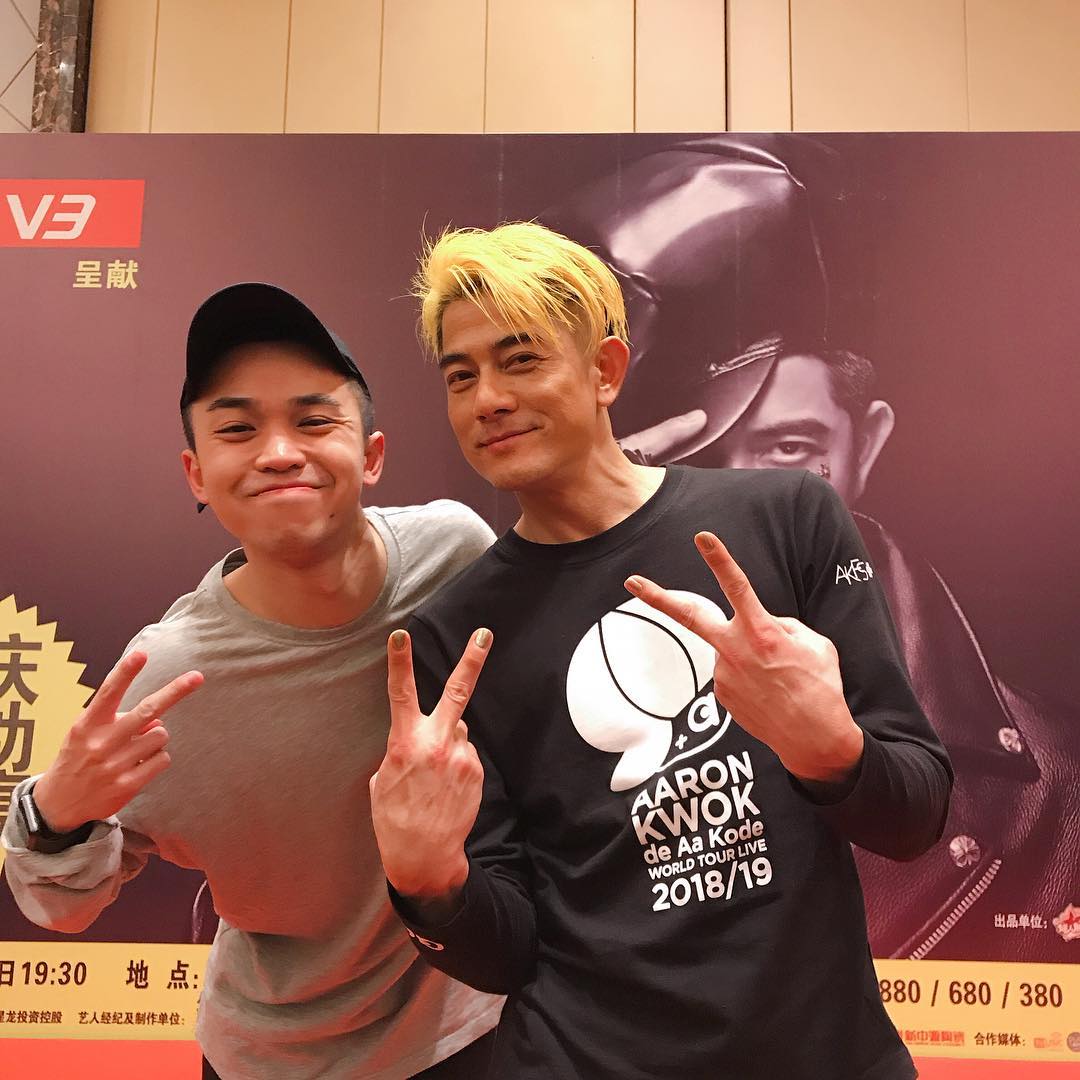 張梓峯曾參與郭富城的演唱會