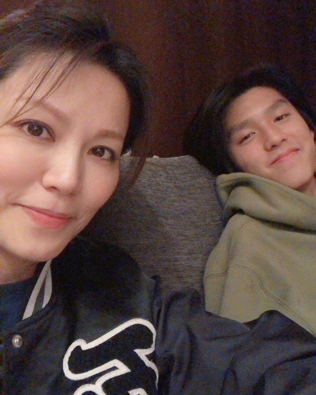 康子妮(Lily)與大仔林寶合照